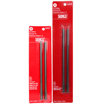 Senco EA0300 #2 Phillips and EA0297 #2 Phillips Duraspin Drive Bits (2 - 2 Packs) Senco EA0300 #2 Phillips and EA0297 #2 Phillips Duraspin Drive Bits (2 - 2 Packs)