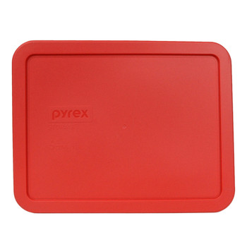 Pyrex 7211-PC 6 Cup, 1.5L Red Plastic Rectangle Replacement Lid Pyrex 7211-PC 6 Cup, 1.5L Red Plastic Rectangle Replacement Lid