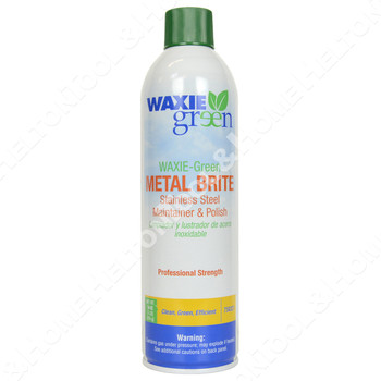 Waxie Green 16 ounce Metal Maintainer and 16oz Glass Cleaner w/ Two Waxie Blue Microfiber Cloths Waxie Green 16 ounce Metal Maintainer and 16oz Glass Cleaner w/ Two Waxie Blue Microfiber Cloths
