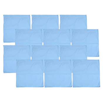 Waxie Blue Microfiber Polishing Cloth - 12 Pack Waxie Blue Microfiber Polishing Cloth - 12 Pack