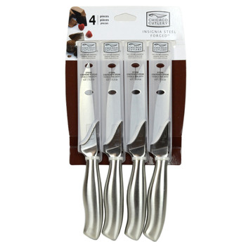 Chicago Cutlery 1094286 4 Piece Insignia Steak Knife Set
Chicago Cutlery 1094286 4 Piece Insignia Steak Knife Set