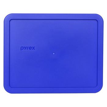 Pyrex 7212-PC Cobalt Blue Plastic Rectangle Lid - 11 Cup, 2.6L Pyrex 7212-PC Cobalt Blue Plastic Rectangle Lid - 11 Cup, 2.6L