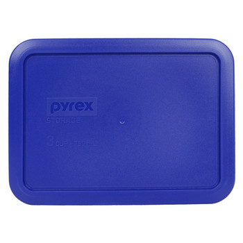 Pyrex 7210-PC 3 Cup Cadet Blue Rectangle Plastic Storage Lid Pyrex 7210-PC 3 Cup Cadet Blue Rectangle Plastic Storage Lid
