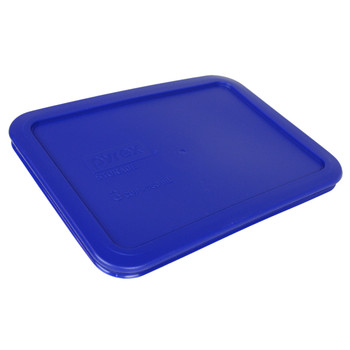 Pyrex 7210-PC 3 Cup Cadet Blue Rectangle Plastic Storage Lid Pyrex 7210-PC 3 Cup Cadet Blue Rectangle Plastic Storage Lid