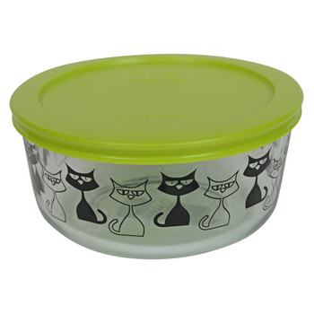 Pyrex 7201 4 Cup, 950ml Decorative Glass Bowl with 7201-PC Green Round Plastic Lid
Pyrex 7201 4 Cup, 950ml Decorative Glass Bowl with 7201-PC Green Round Plastic Lid