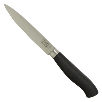 Chicago Cutlery Stainless Steel Kinzie 4.75” Utility Knife with Black Polymer Handle
Chicago Cutlery Stainless Steel Kinzie 4.75” Utility Knife with Black Polymer Handle
