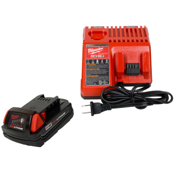 Milwaukee 48-59-1812 M12/M18 Battery charger & (1) 48-11-1815 18V 1.5Ah Battery Milwaukee 48-59-1812 M12/M18 Battery charger & (1) 48-11-1815 18V 1.5Ah Battery