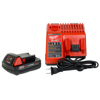 Milwaukee (1) 48-59-1812 12V/18V Battery Charger and (1) 48-11-1820 18V Li-Ion Battery Milwaukee (1) 48-59-1812 12V/18V Battery Charger and (1) 48-11-1820 18V Li-Ion Battery