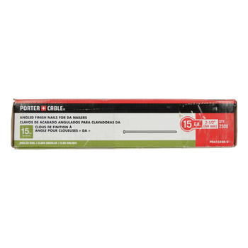 Porter Cable PDA15250-2 2-1/2" 15-Gauge D/A Angle Finish Nails Porter Cable PDA15250-2 2-1/2" 15-Gauge D/A Angle Finish Nails
