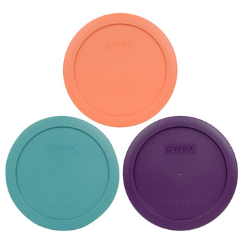 Pyrex 7201-PC Orange,Turquoise and Purple 4 Cup Storage Lids - 3 Pack
Pyrex 7201-PC Orange,Turquoise and Purple 4 Cup Storage Lids - 3 Pack
