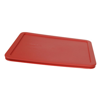 Pyrex 7212-PC Red 11 Cup Rectangle Plastic Replacement Lid Pyrex 7212-PC Red 11 Cup Rectangle Plastic Replacement Lid