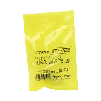 Hitachi 877-335 Trigger Valve Bushing for NV75A, VH501, NT65A3, NV45AE Hitachi 877-335 Trigger Valve Bushing for NV75A, VH501, NT65A3, NV45AE
