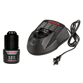 Bosch BC330 12V 1 Hour Charger & BAT414 Lithium-Ion Battery Bosch BC330 12V 1 Hour Charger & BAT414 Lithium-Ion Battery