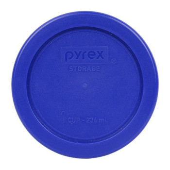 Pyrex 7202-PC Red and Cobalt Blue 1 Cup, 236mL Plastic Replacement Lids Pyrex 7202-PC Red and Cobalt Blue 1 Cup, 236mL Plastic Replacement Lids