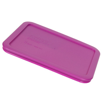 Pyrex 7210-PC Berry Pink 3 Cup, 750mL Rectangle Storage Container Lid Pyrex 7210-PC Berry Pink 3 Cup, 750mL Rectangle Storage Container Lid