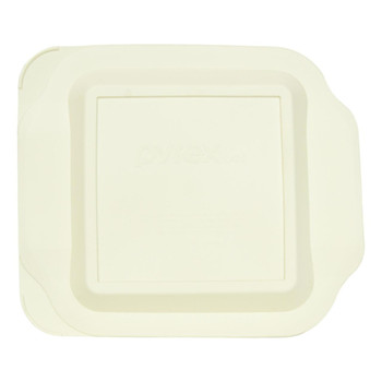 Pyrex 222-PC Cream 2Qt 8" x 8" Square Plastic Replacement Lid Pyrex 222-PC Cream 2Qt 8" x 8" Square Plastic Replacement Lid