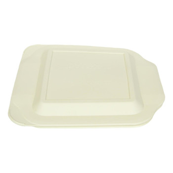 Pyrex 222-PC Cream 2Qt 8" x 8" Square Plastic Replacement Lid Pyrex 222-PC Cream 2Qt 8" x 8" Square Plastic Replacement Lid