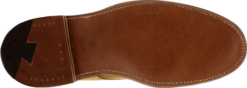 Alden Men's 29332F - Plain Toe Blucher Flex Welt - Tan Suede - The Shoe ...