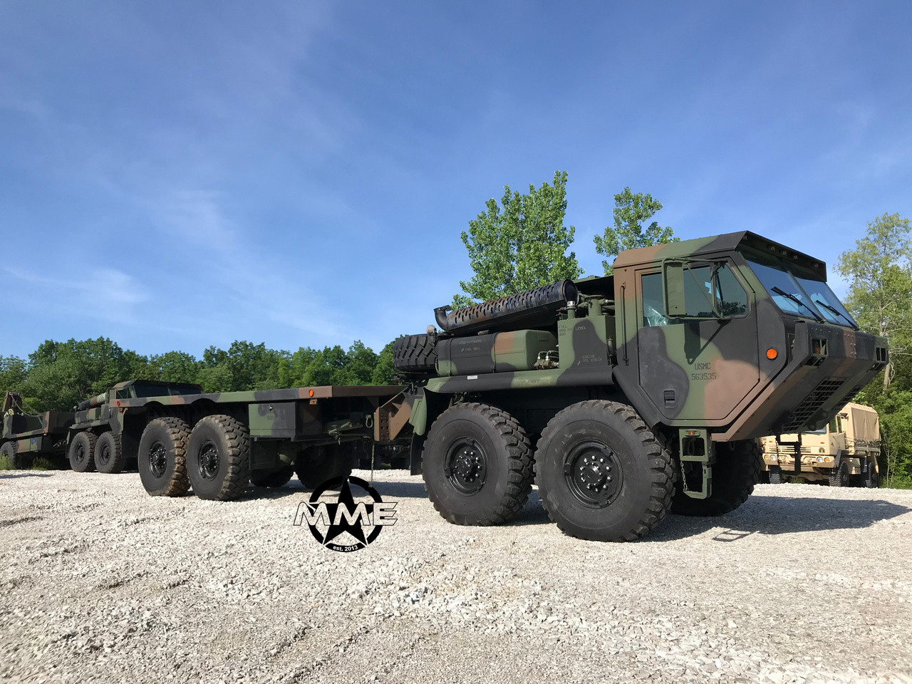 2010 Rebuild Oshkosh Mk48 LVS 8x8 Cargo Truck SOLD Midwest Military Equipment