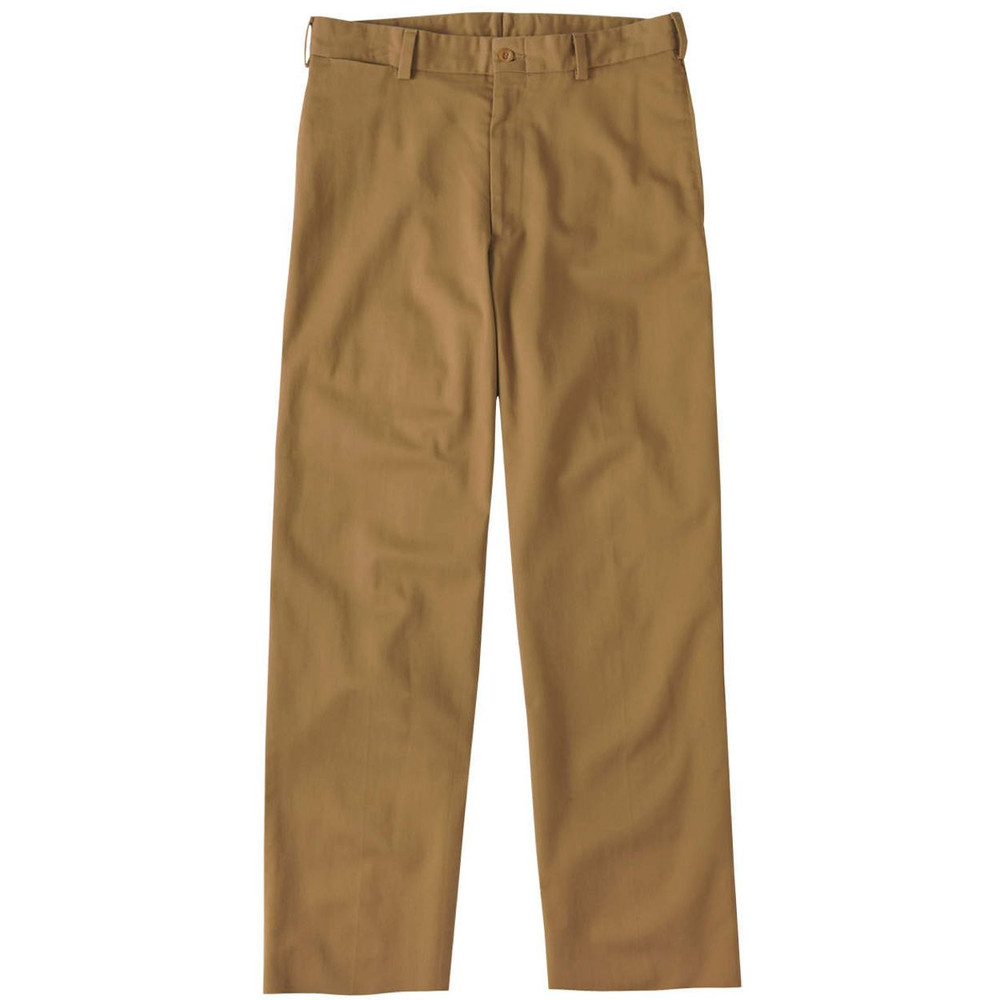 Original Twill Pant - Model M1 Relaxed Fit Plain Front in British Khaki ...