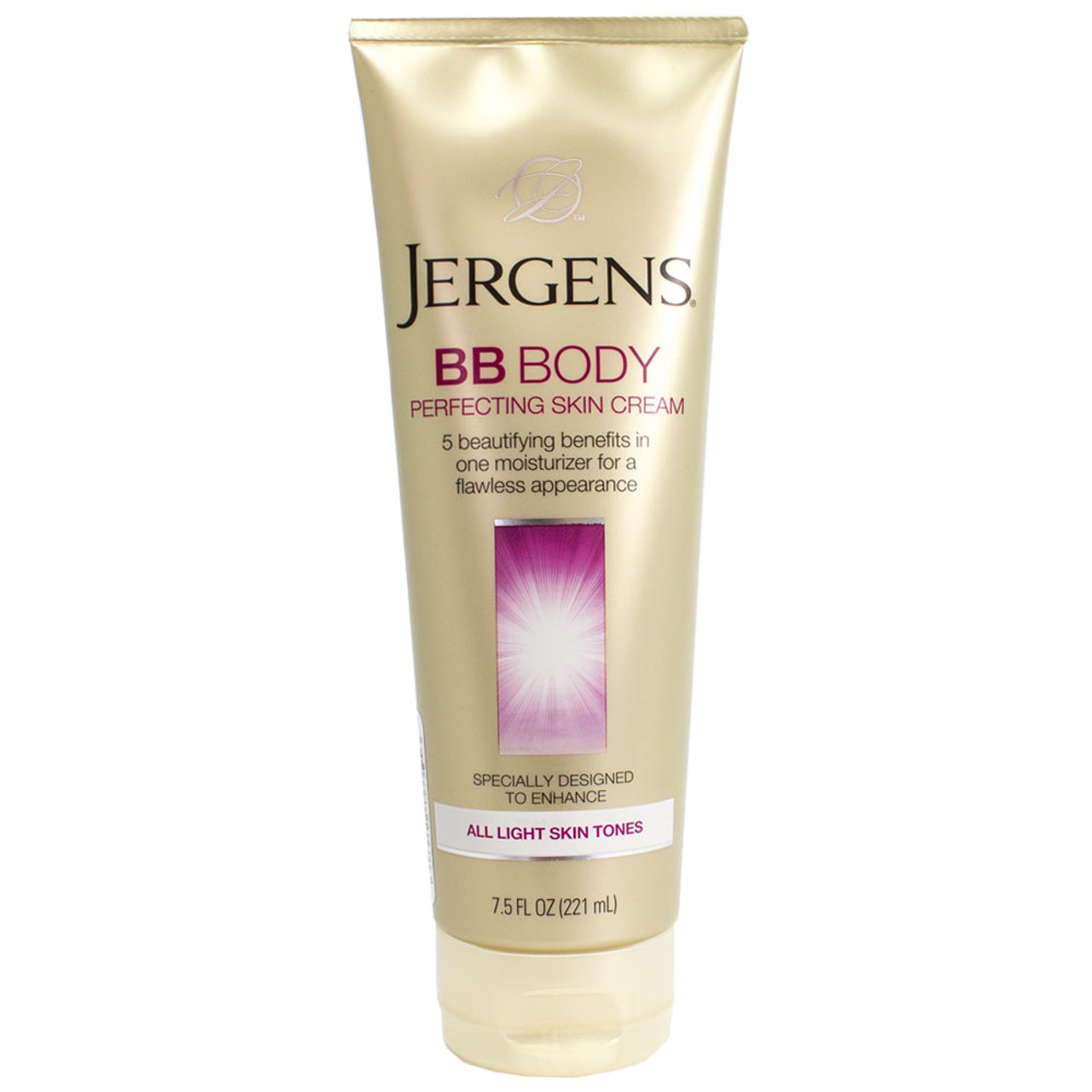 jergens bb body perfecting skin cream for all light skin tones 7 5