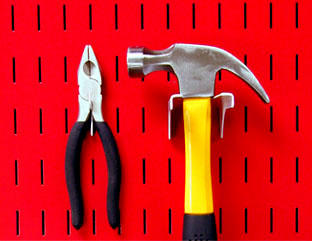 Pegboard & Accessories - Metal Peg Boards - Wall Control