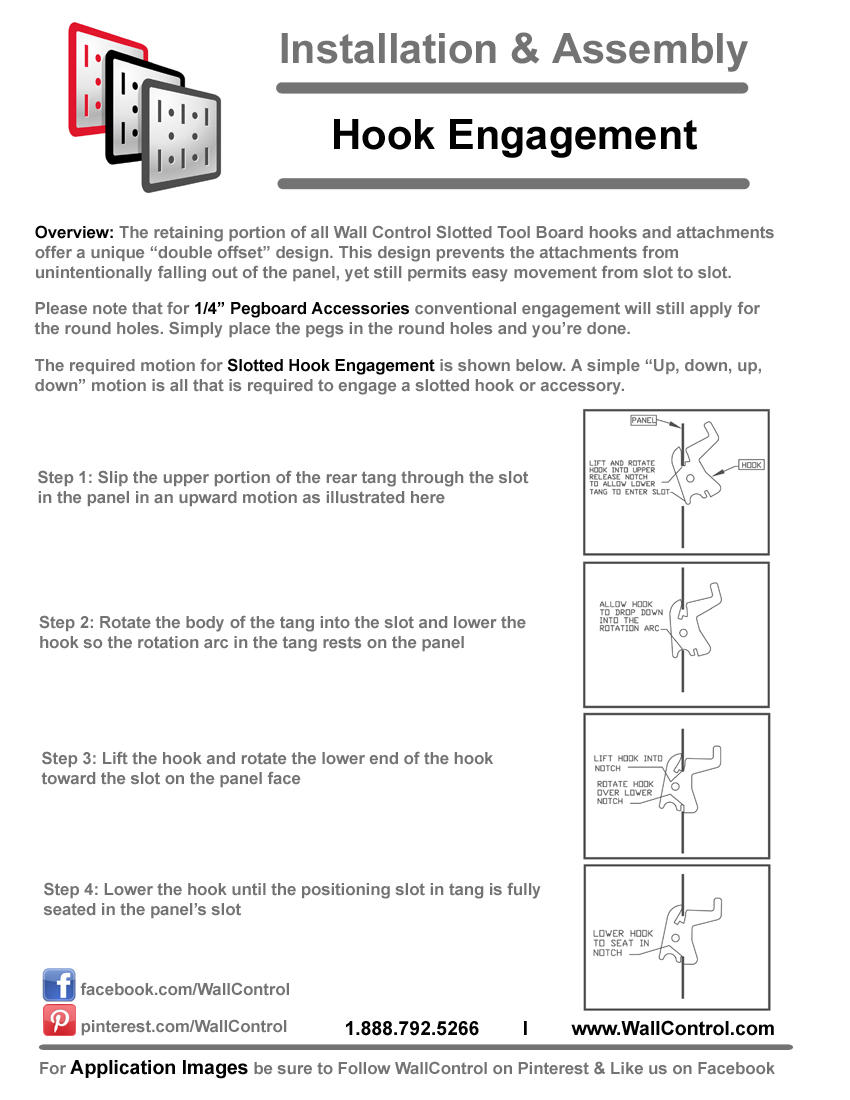 How To Use Slotted Pegboard Hooks