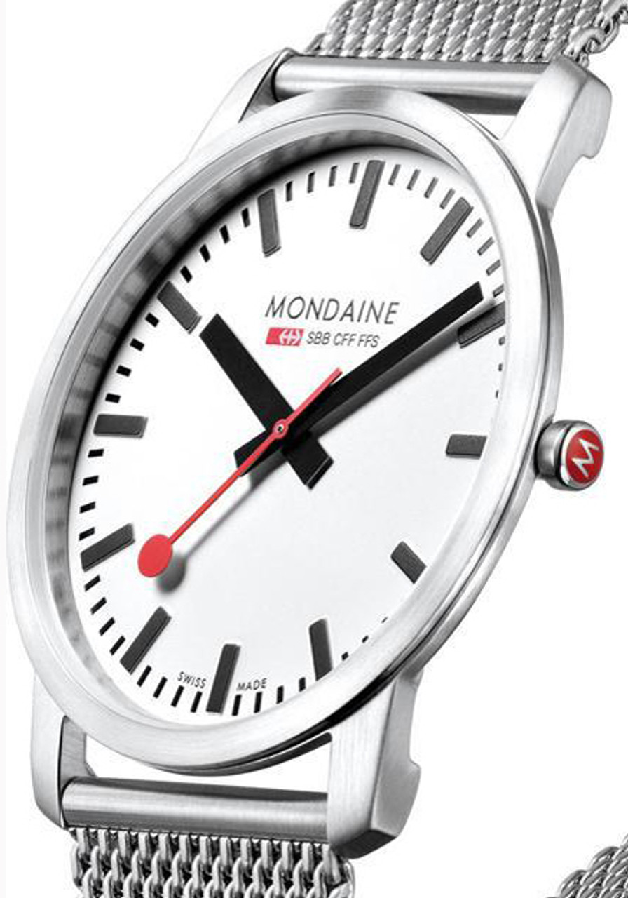 Mondaine Ultra Thin Men's Mesh | Watches.com