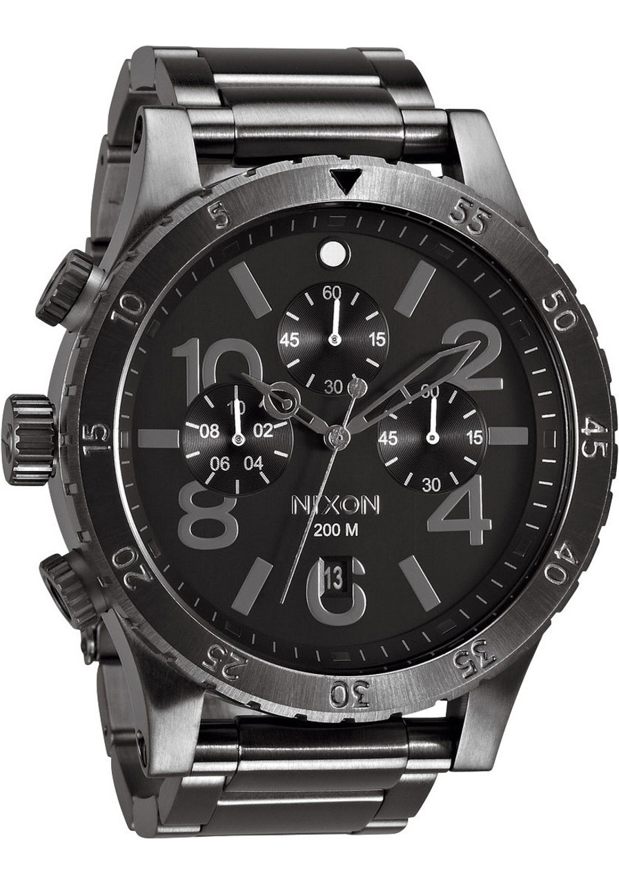 Nixon 48-20 Chrono All Gunmetal | Watches.com