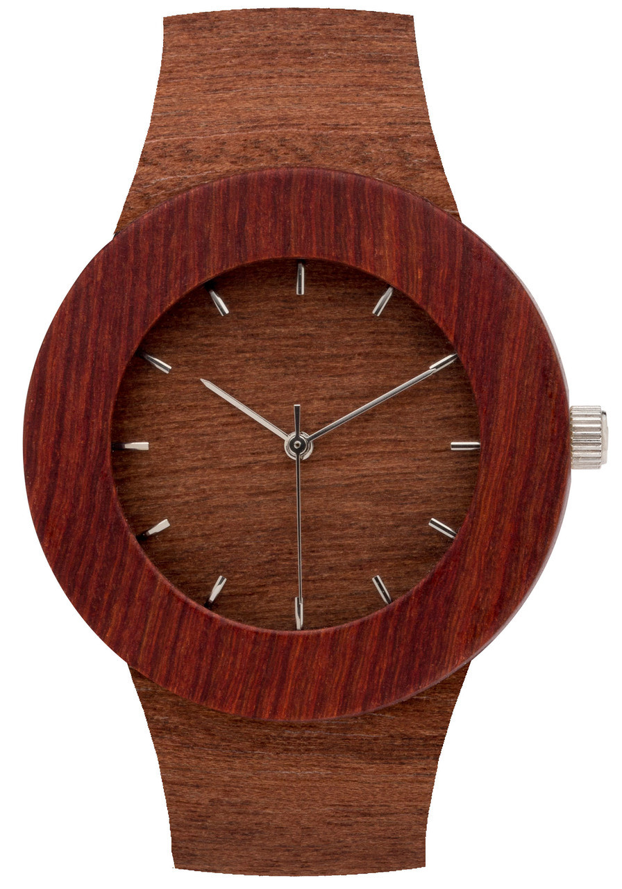 Analog Watch Co. Makore & Red Sanders Wood Marker