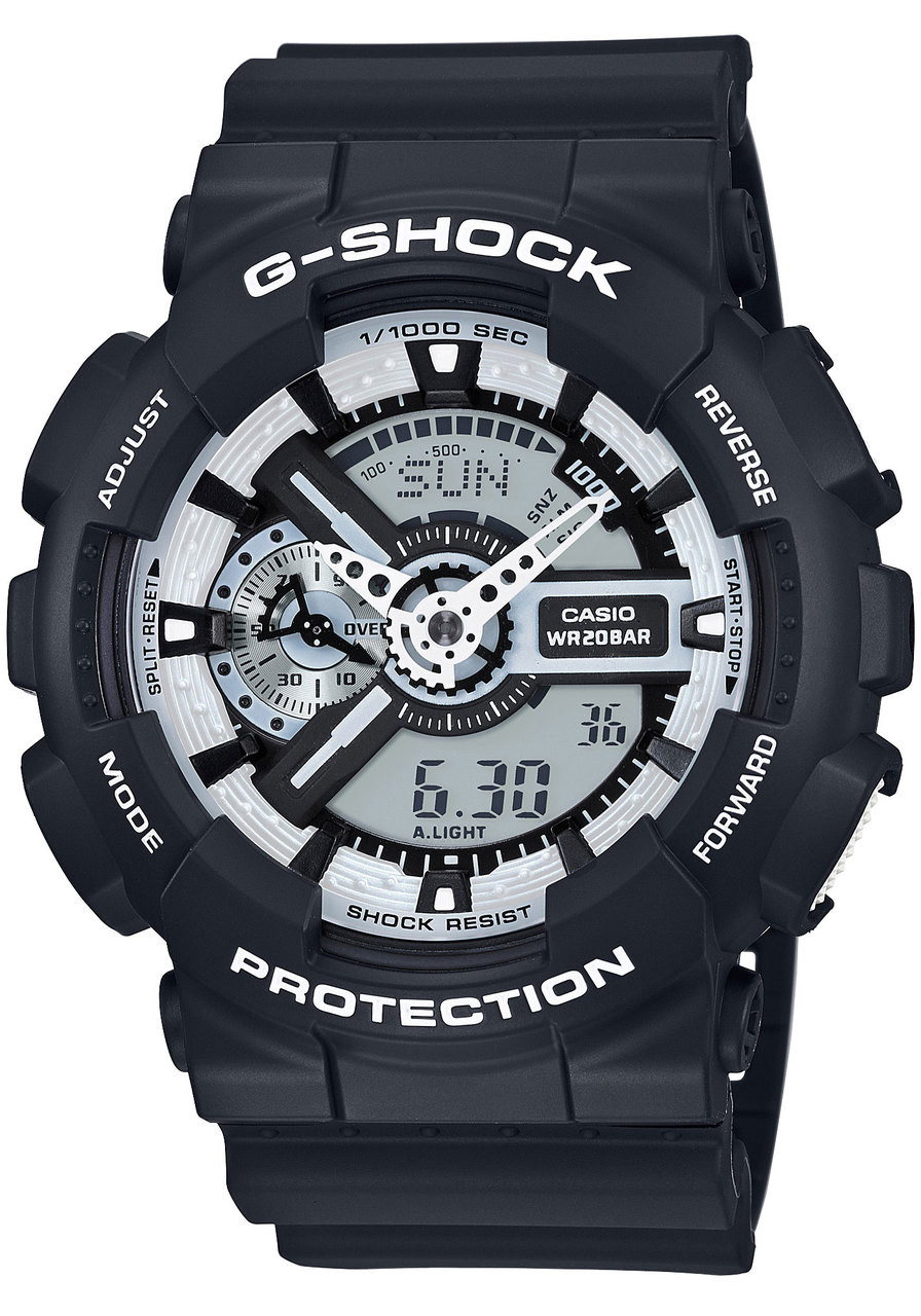 G-Shock GA-110BW-1A Black/White Series | Watches.com