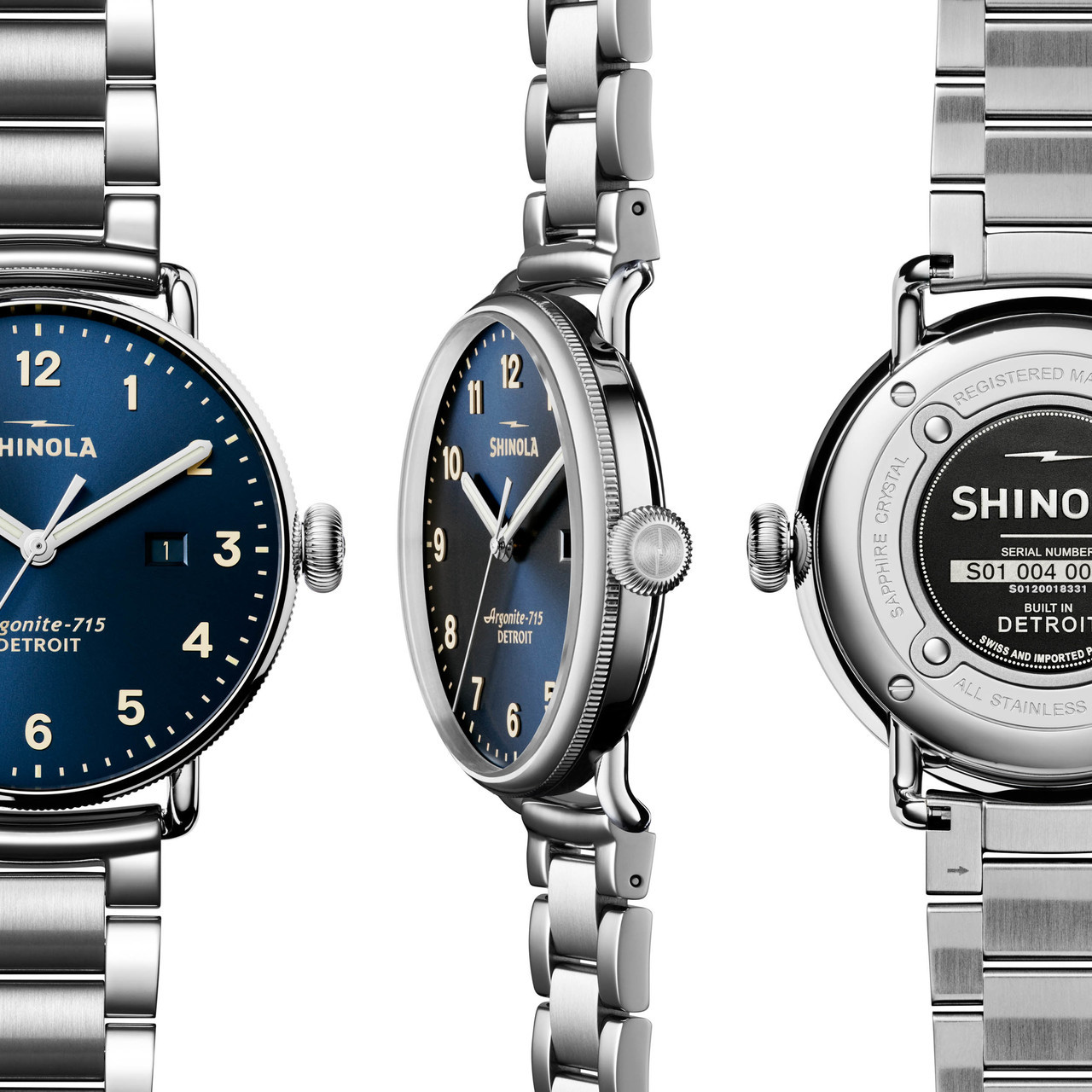 blue shinola watch