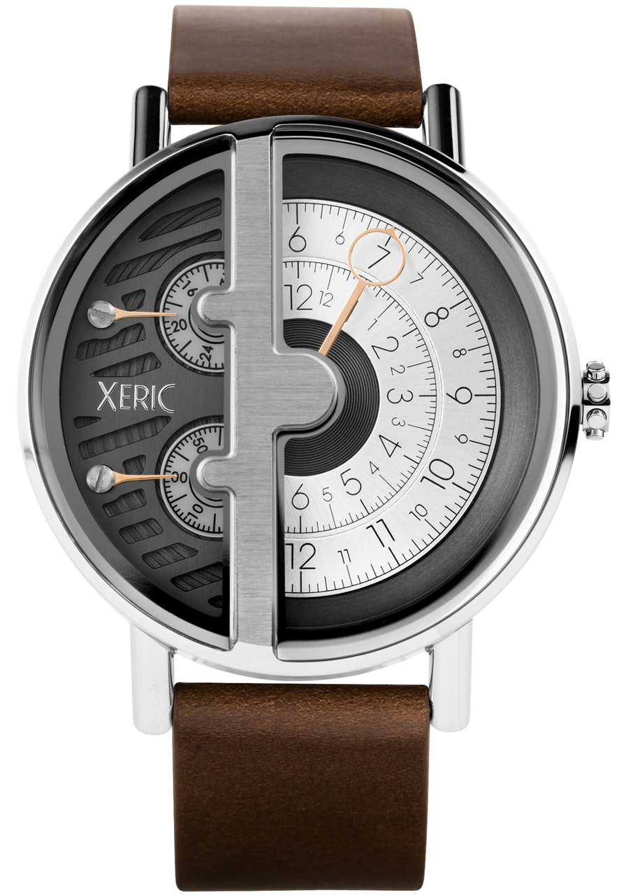 Xeric Soloscope RQ Silver Brown | Watches.com