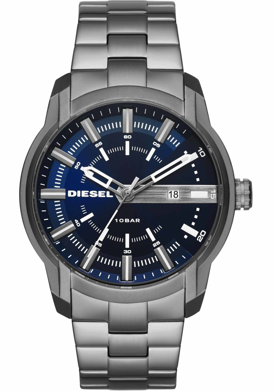 Diesel DZ1768 Armbar Gunmetal Blue | Watches.com