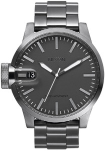 Nixon Chronicle All Gunmetal SS (A198632) front Nixon Chronicle All Gunmetal SS (A198632) front