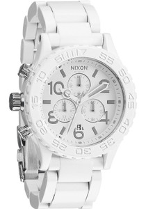 Nixon 42-20 Chrono All White/Silver Nixon 42-20 Chrono All White/Silver