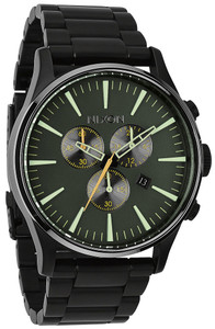Nixon Sentry Chrono Matte Black Nixon Sentry Chrono Matte Black