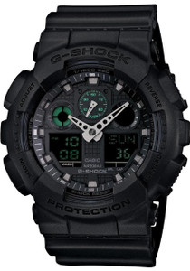 G-Shock Classic X-Large Matte Black Green Digital G-Shock Classic X-Large Matte Black Green Digital