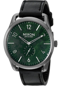 Nixon C45 Leather Gun Green Oxyde (A4652069) Nixon C45 Leather Gun Green Oxyde (A4652069)
