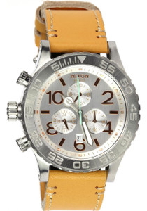 Nixon 42-20 Chrono Leather Natural Nixon 42-20 Chrono Leather Natural
