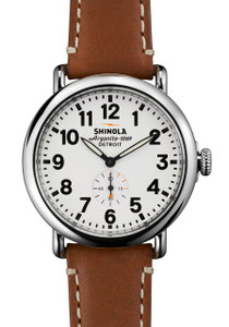 Shinola Runwell 41mm, Brown Leather Strap Shinola Runwell 41mm, Brown Leather Strap