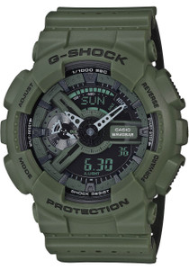 G-Shock Miltary Perforated Band Olive Black (GA-110LP-3A) G-Shock Miltary Perforated Band Olive Black (GA-110LP-3A)