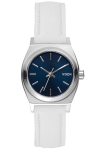 Nixon Small Time Teller Leather Navy White (A509321) Nixon Small Time Teller Leather Navy White (A509321)