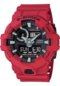 G-Shock GA-700 Anadigi Red Black (GA-700-4A) FRONT G-Shock GA-700 Anadigi Red Black (GA-700-4A) FRONT