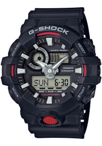 G-Shock GA-700 Anadigi Black (GA-700-1A) front G-Shock GA-700 Anadigi Black (GA-700-1A) front