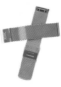 Xeric 24mm Silver Mesh Strap Xeric 24mm Silver Mesh Strap