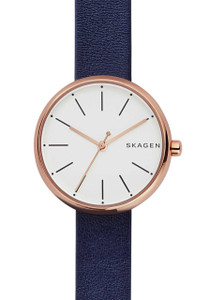 Skagen Signatur Rose Gold Blue Leather (SKW2592) Skagen Signatur Rose Gold Blue Leather (SKW2592)
