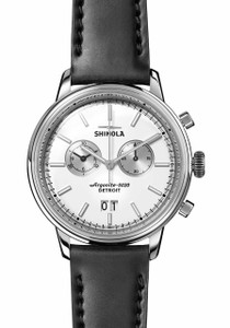Shinola Bedrock Chrono 42mm Silver Black (S0120065289) Shinola Bedrock Chrono 42mm Silver Black (S0120065289)