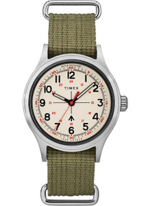 Timex Todd Snyder Military Silver Olive Bonus Strap (TW2R78800) Timex Todd Snyder Military Silver Olive Bonus Strap (TW2R78800)