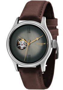 Thomas Earnshaw Precisto Bauer Automatic Silver Black (ES-8809-02) Thomas Earnshaw Precisto Bauer Automatic Silver Black (ES-8809-02)
